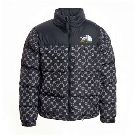 north face gucci jacket black